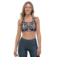 Thumbnail for Psychedelic Rave Sports Bra