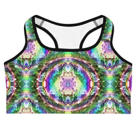 Thumbnail for Psychedelic Rave Sports Bra