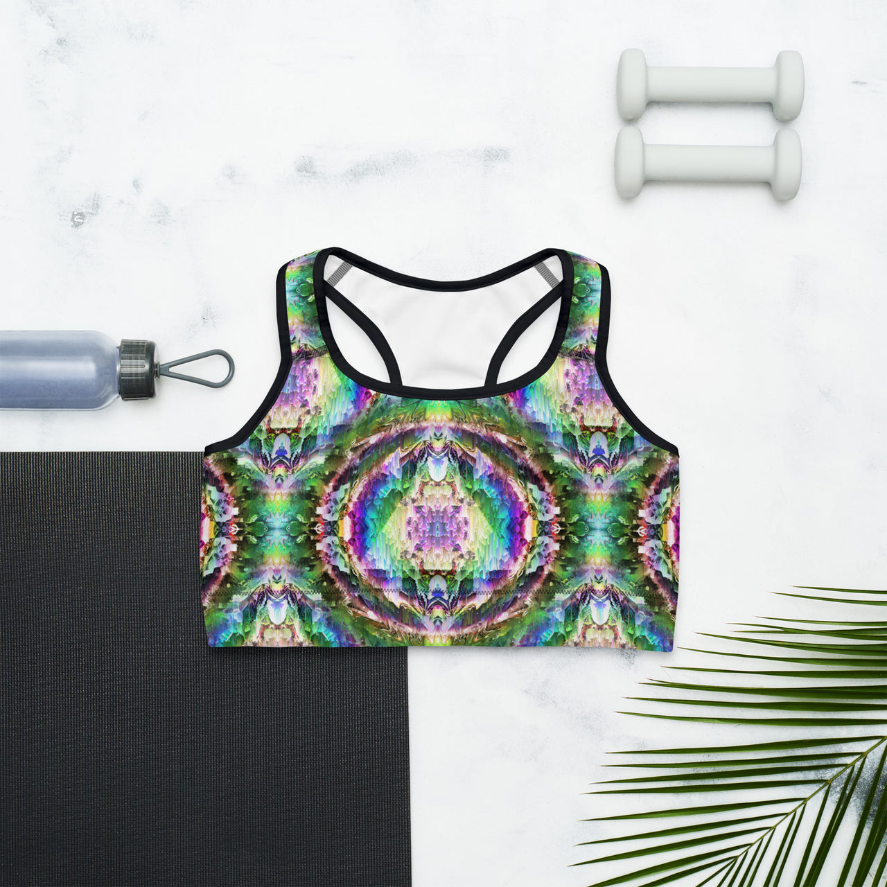 Psychedelic Rave Sports Bra