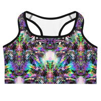 Thumbnail for Psychedelic Rave Sports Bra