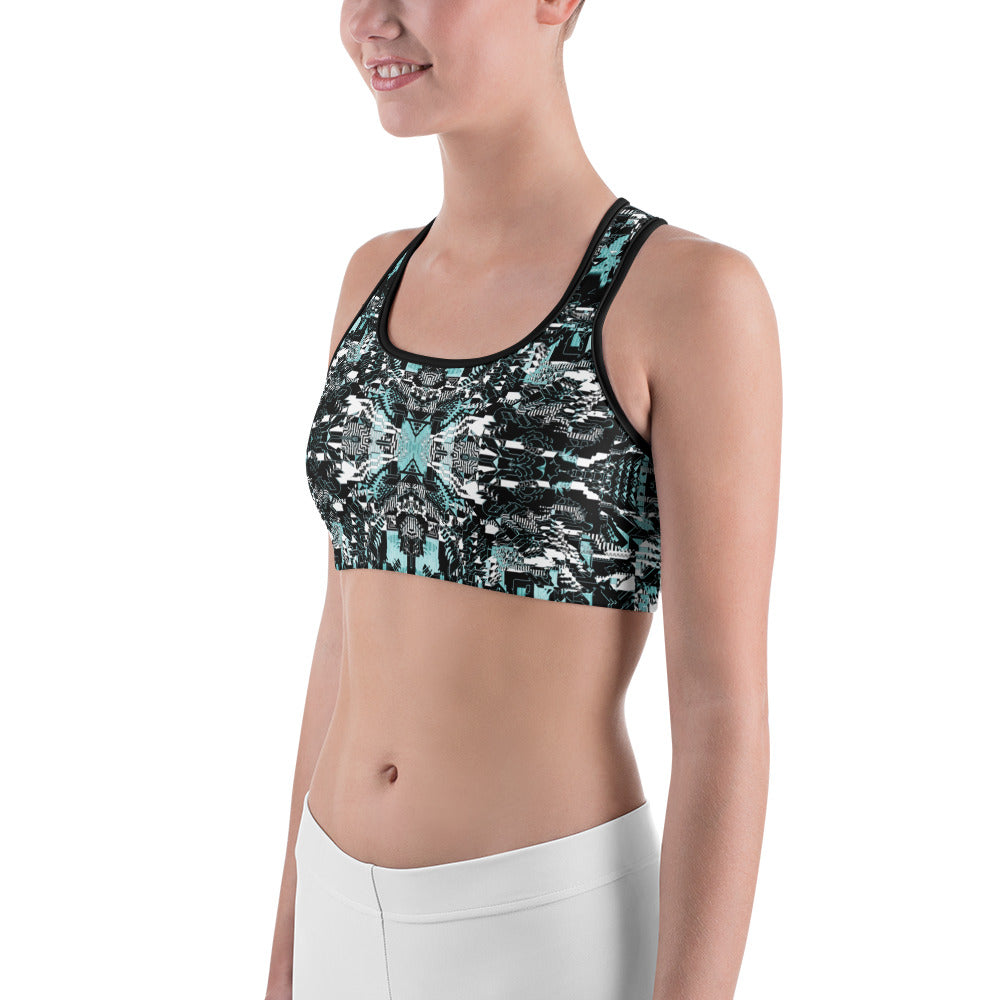 Psychedelic Rave Sports Bra