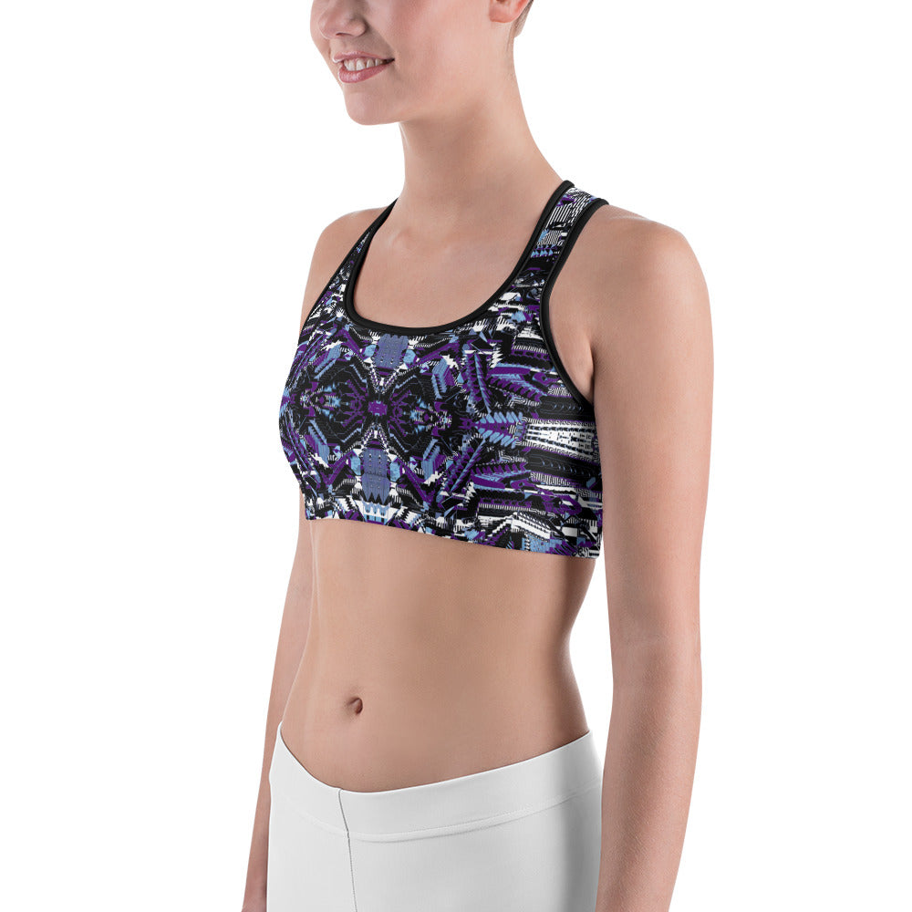 Psychedelic Rave Sports Bra