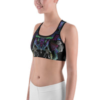 Thumbnail for Psychedelic Rave Sports Bra