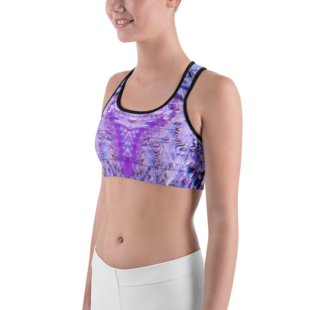 Psychedelic Rave Sports Bra