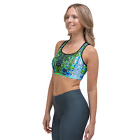 Thumbnail for Psychedelic Rave Sports Bra