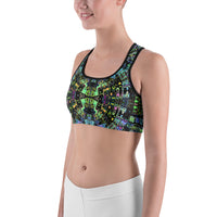 Thumbnail for Psychedelic Rave Sports Bra