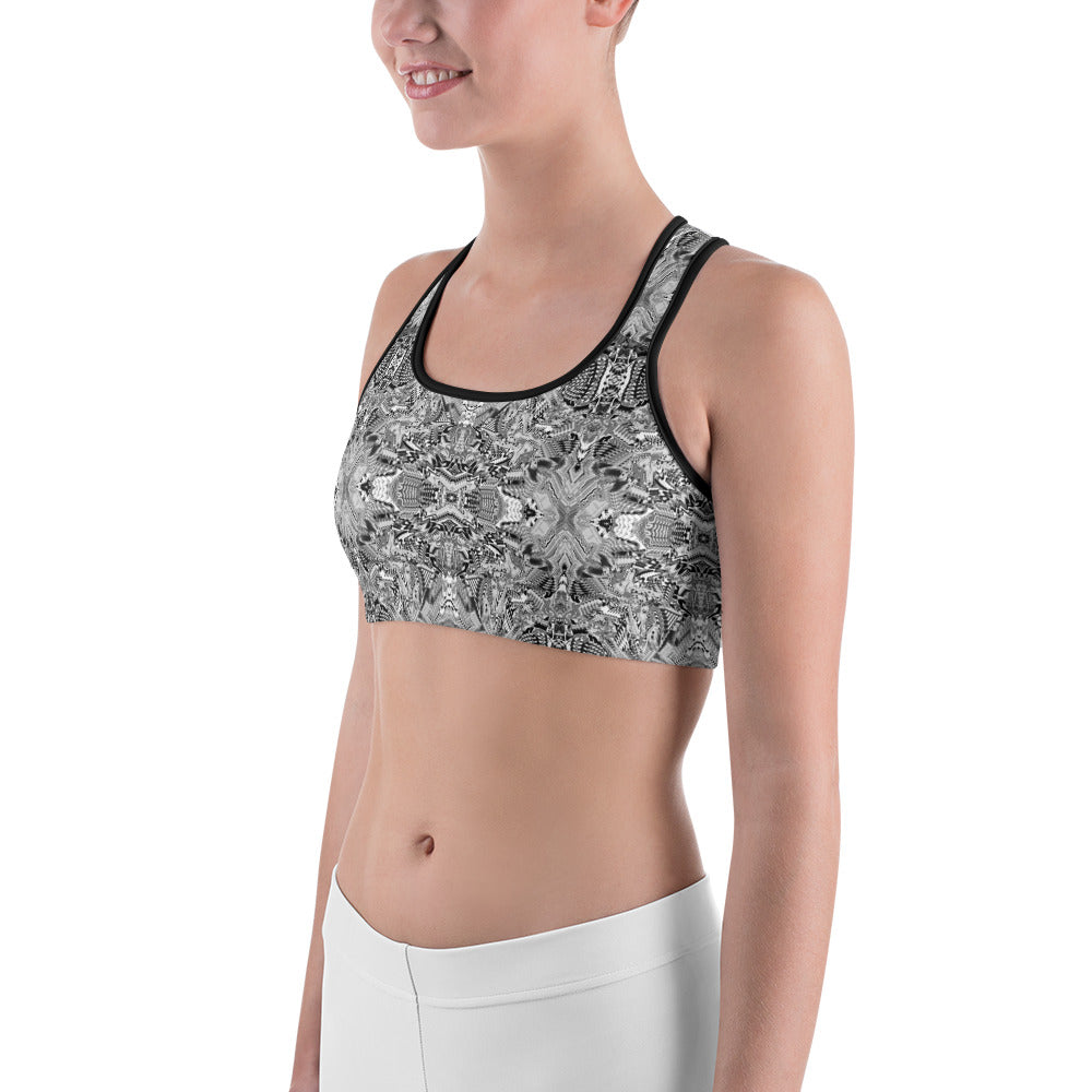 Psychedelic Rave Sports Bra