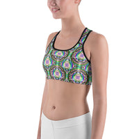 Thumbnail for Psychedelic Rave Sports Bra