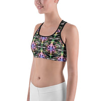 Thumbnail for Psychedelic Rave Sports Bra