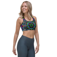 Thumbnail for Psychedelic Rave Sports Bra