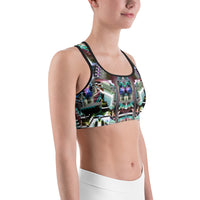 Thumbnail for Psychedelic Rave Sports Bra