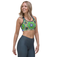 Thumbnail for Psychedelic Rave Sports Bra