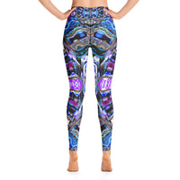 Thumbnail for Psychedelic Visionary Art Futuristic Psytrance Rave Leggings