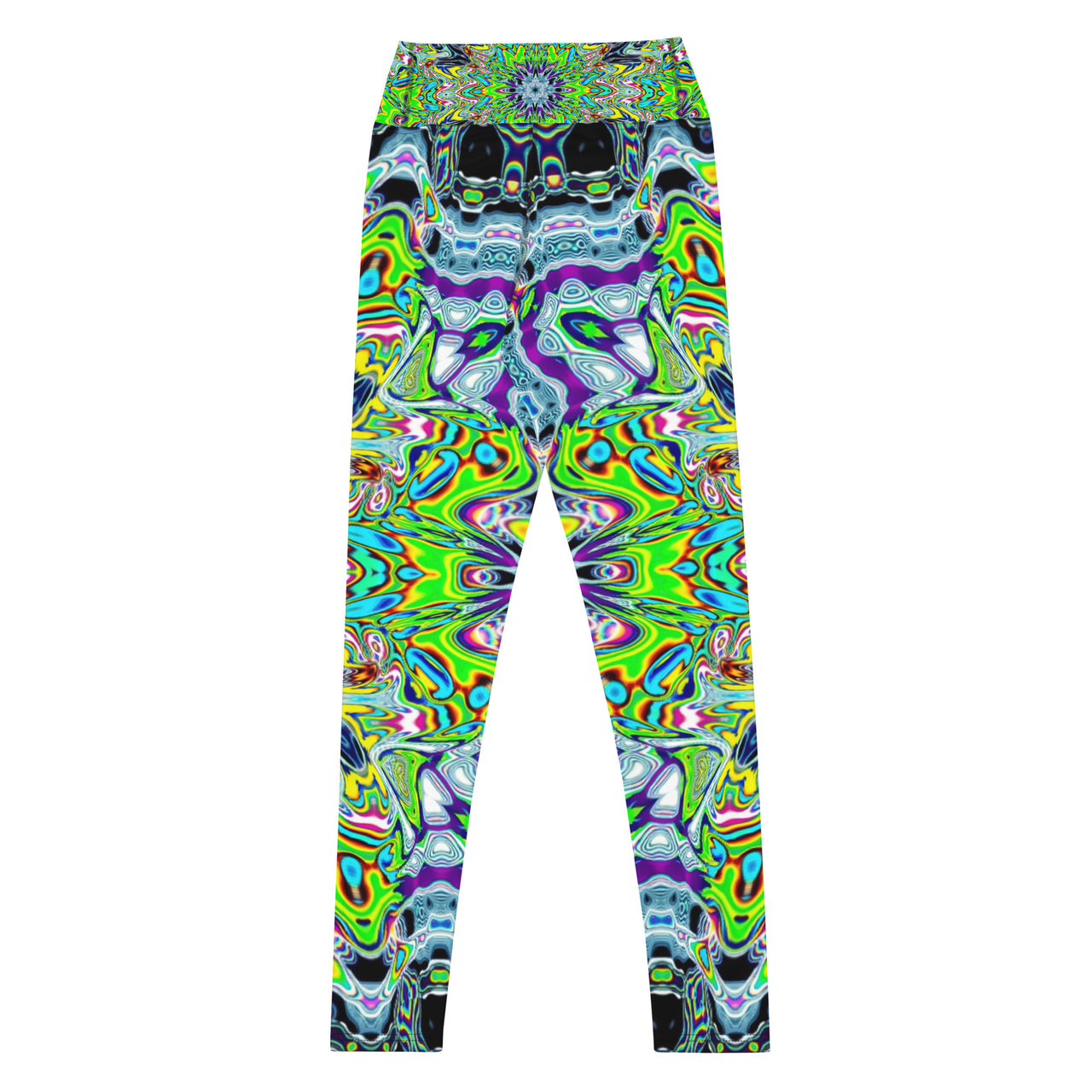 Psychedelic Visionary Art Futuristic Rave Leggings