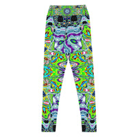 Thumbnail for Psychedelic Visionary Art Futuristic Rave Leggings