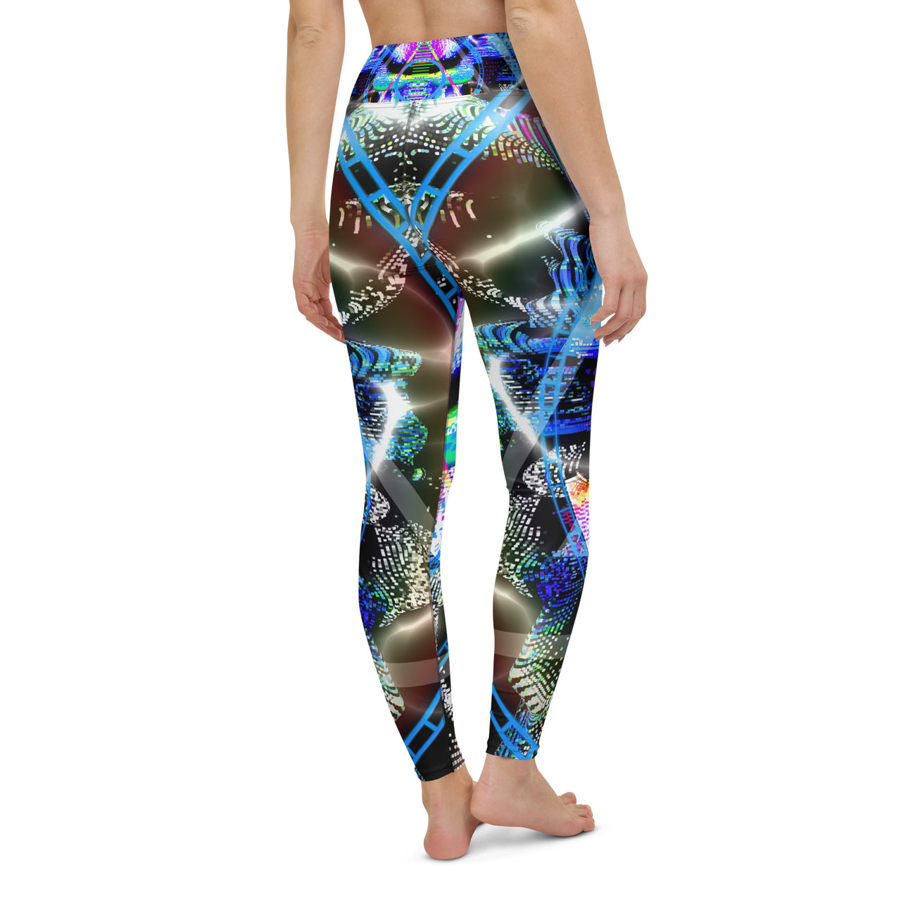 Psychedelic Visionary Art Futuristic Rave Leggings