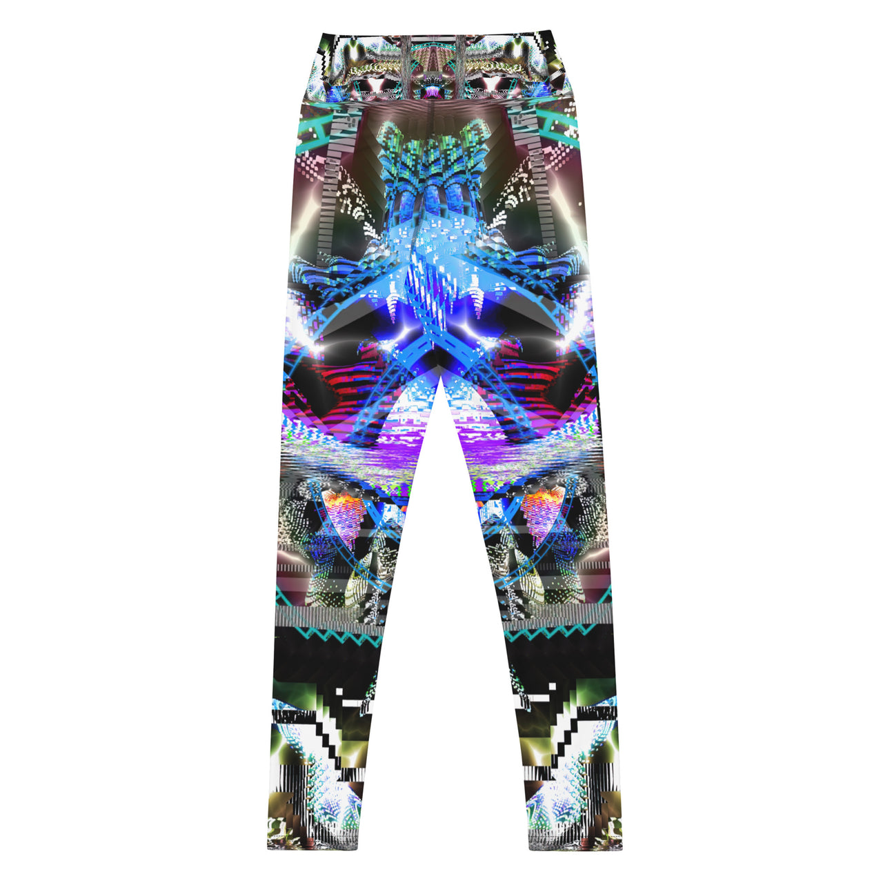 Psychedelic Visionary Art Futuristic Rave Leggings