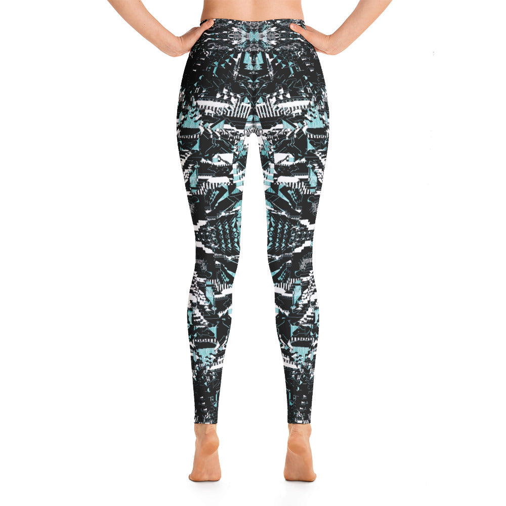 Psychedelic Visionary Art Futuristic Rave Leggings