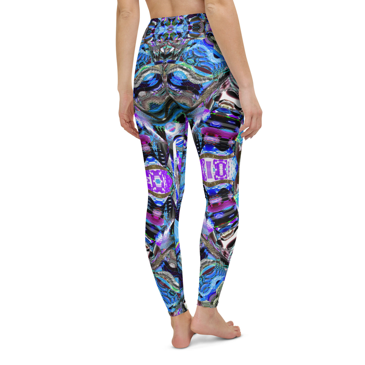 Psychedelic Visionary Art Futuristic Rave Leggings