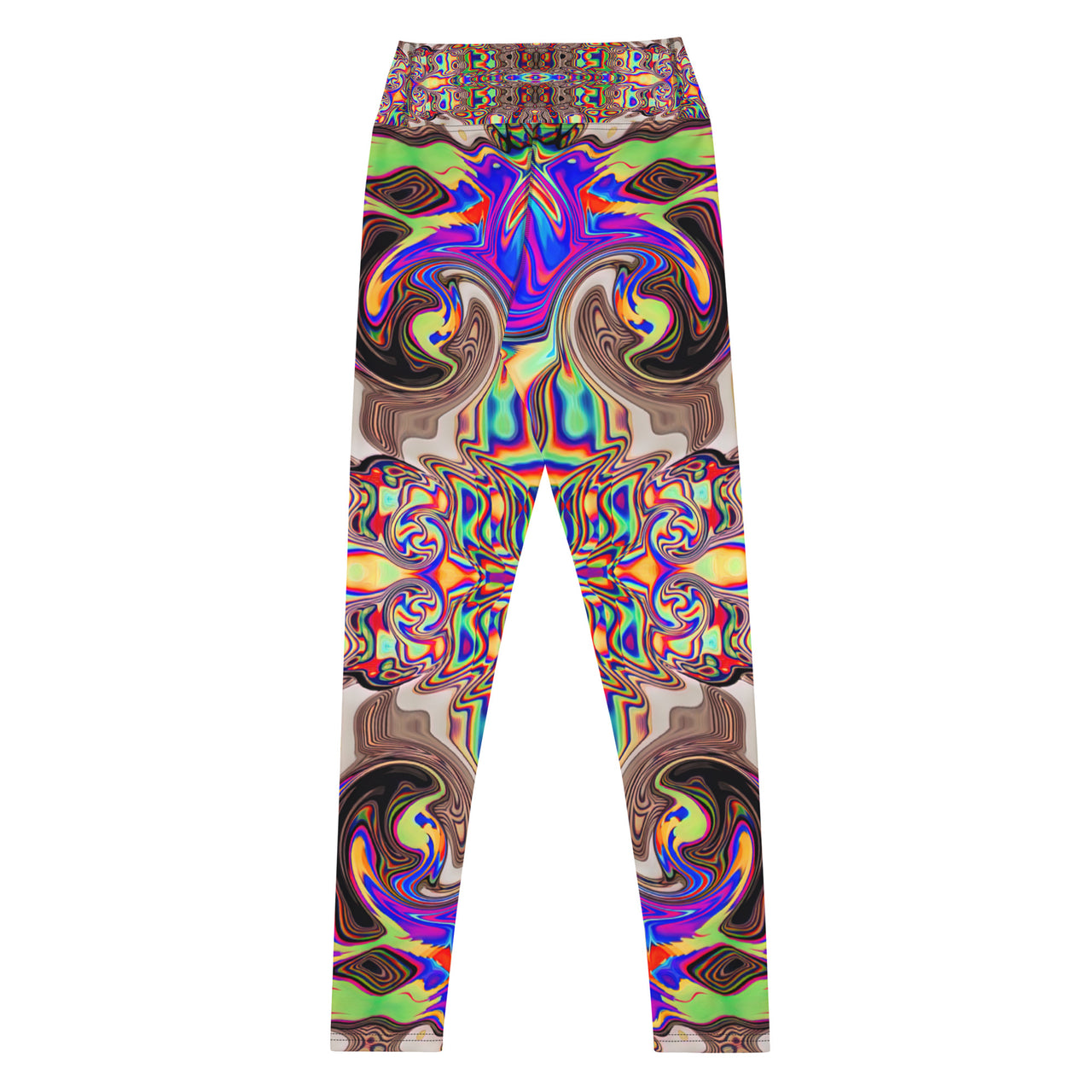 Psychedelic Visionary Art Futuristic Rave Leggings