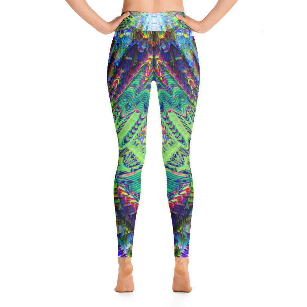 Psychedelic Visionary Art Futuristic Rave Leggings