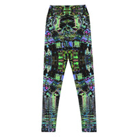 Thumbnail for Psychedelic Visionary Art Futuristic Rave Leggings