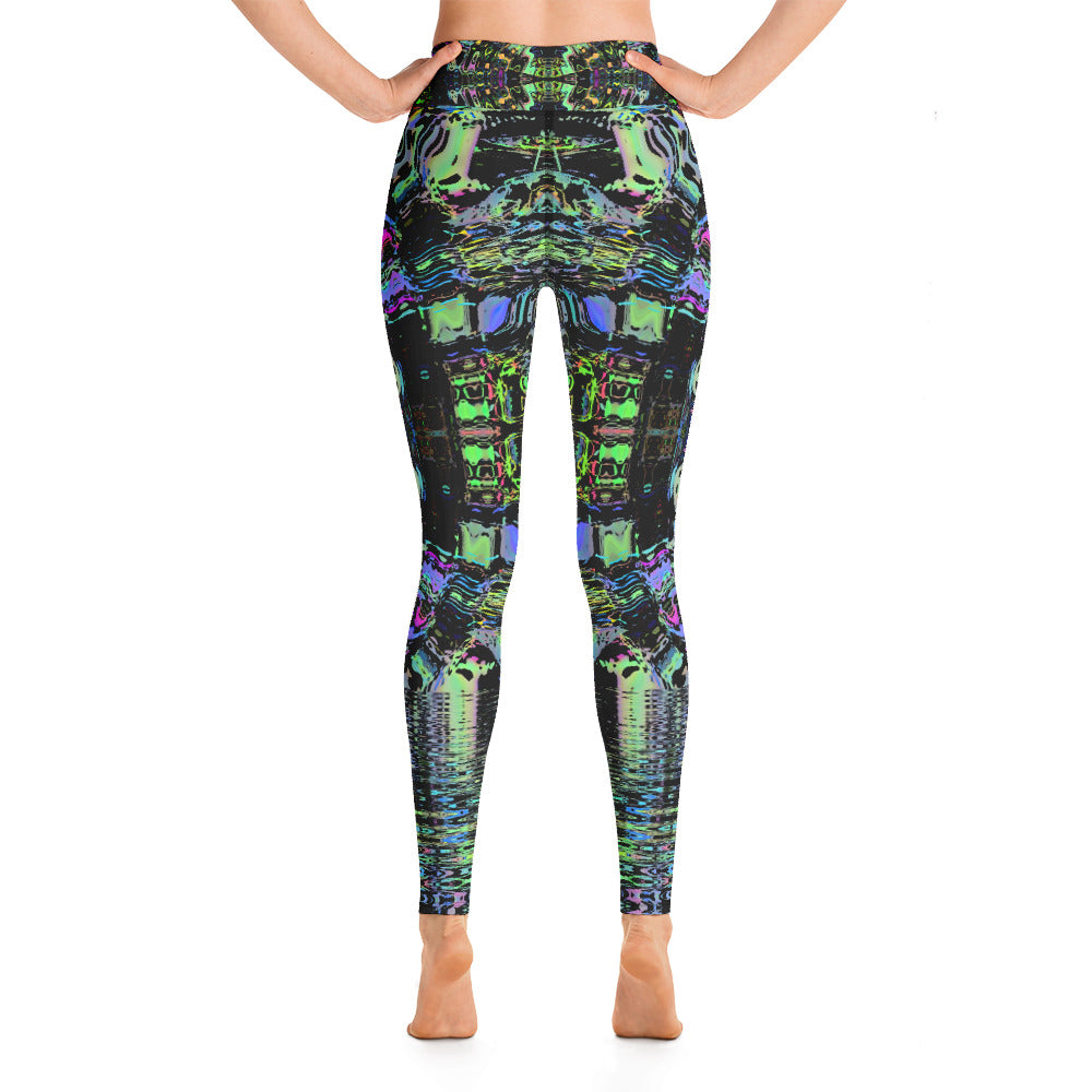 Psychedelic Visionary Art Futuristic Rave Leggings