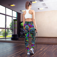 Thumbnail for Psychedelic Visionary Art Futuristic Rave Leggings