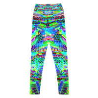 Thumbnail for Psychedelic Visionary Art Futuristic Rave Leggings