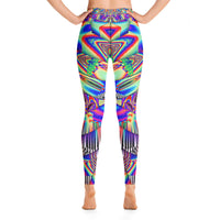 Thumbnail for Psychedelic Visionary Art Futuristic Psytrance Rave Leggings