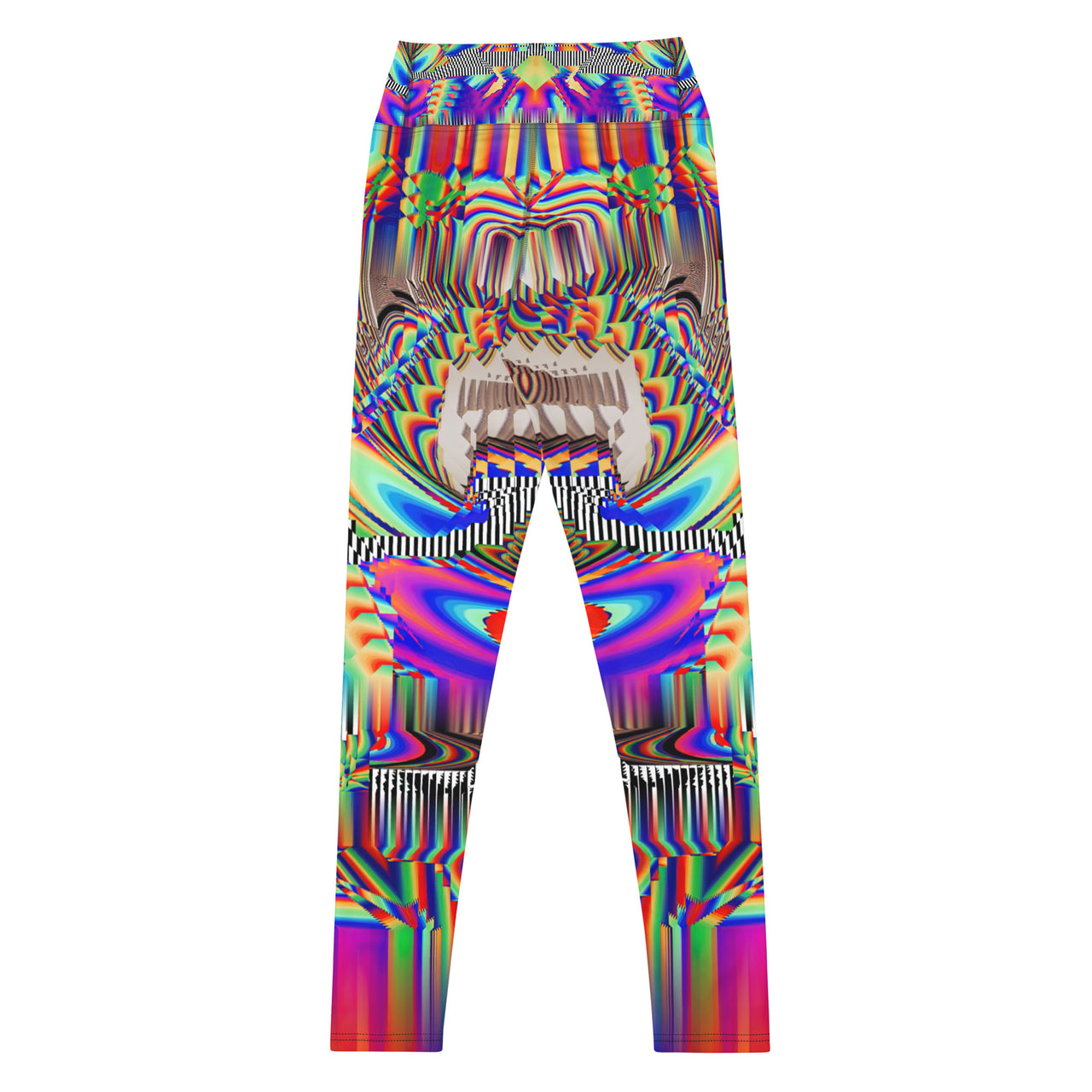 Psychedelic Visionary Art Futuristic Psytrance Rave Leggings