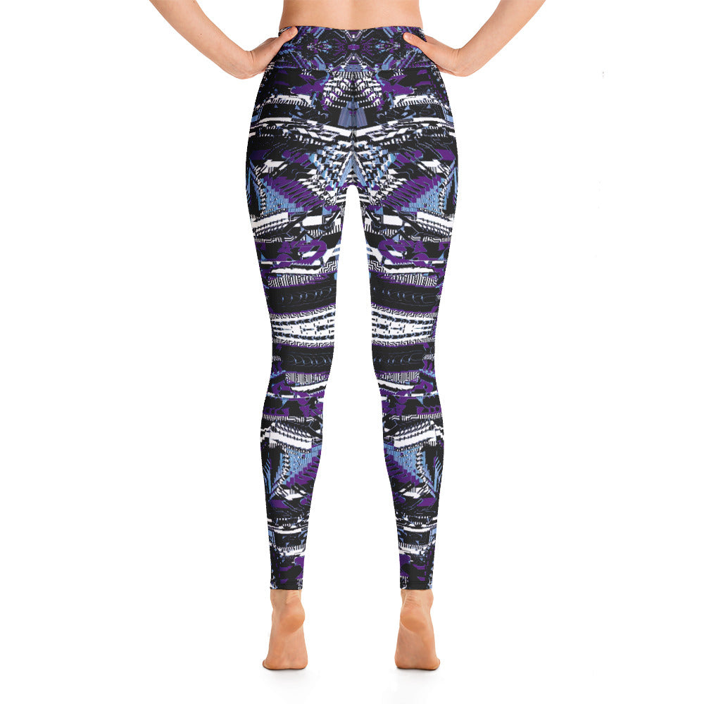 Psychedelic Visionary Art Futuristic Psytrance Rave Leggings