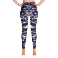 Thumbnail for Psychedelic Visionary Art Futuristic Psytrance Rave Leggings