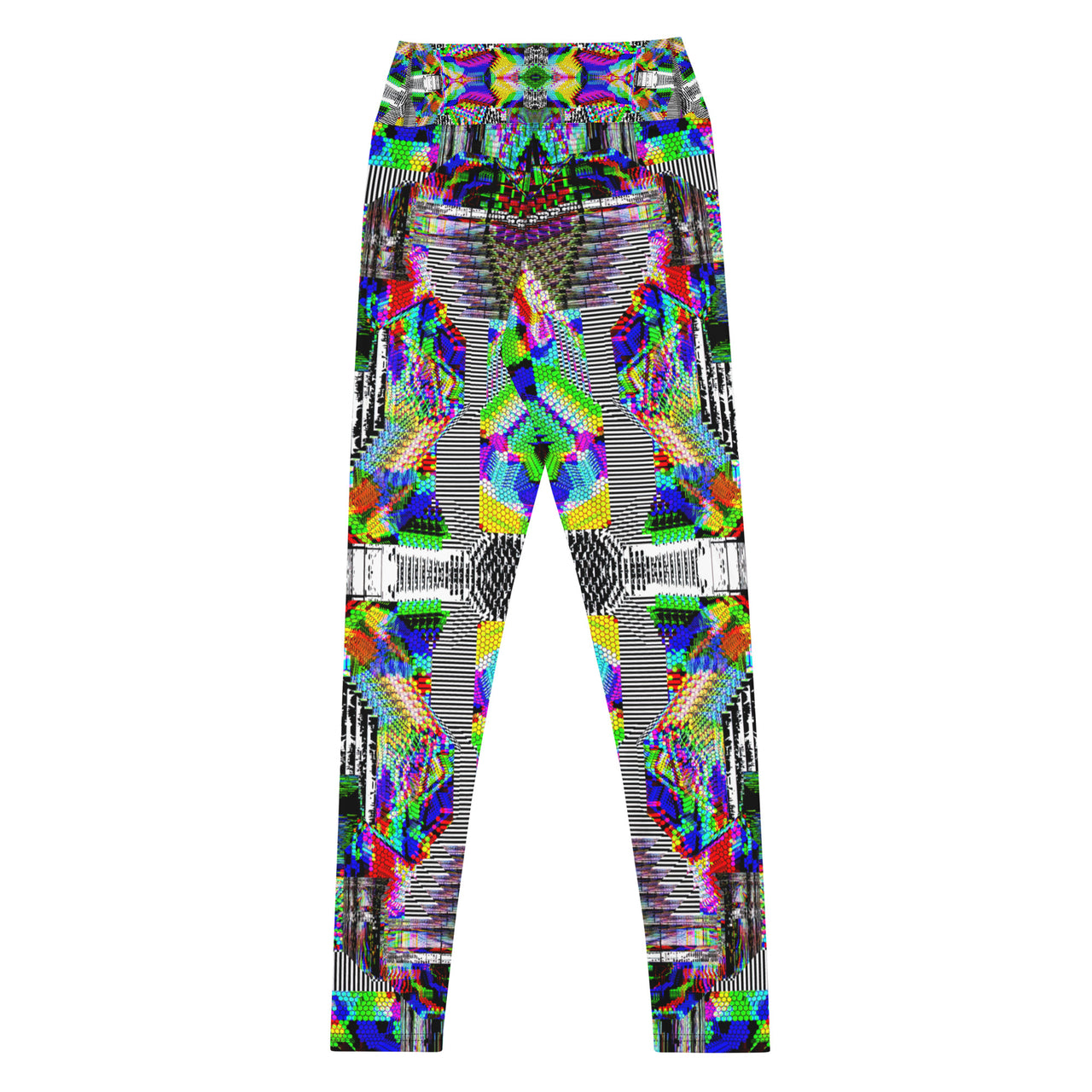 Psychedelic Visionary Art Futuristic Psytrance Rave Leggings