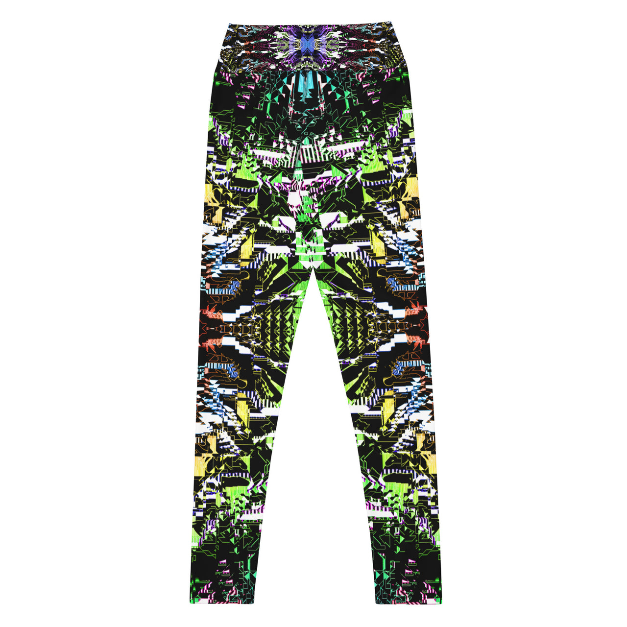 Psychedelic Visionary Art Futuristic Psytrance Rave Leggings