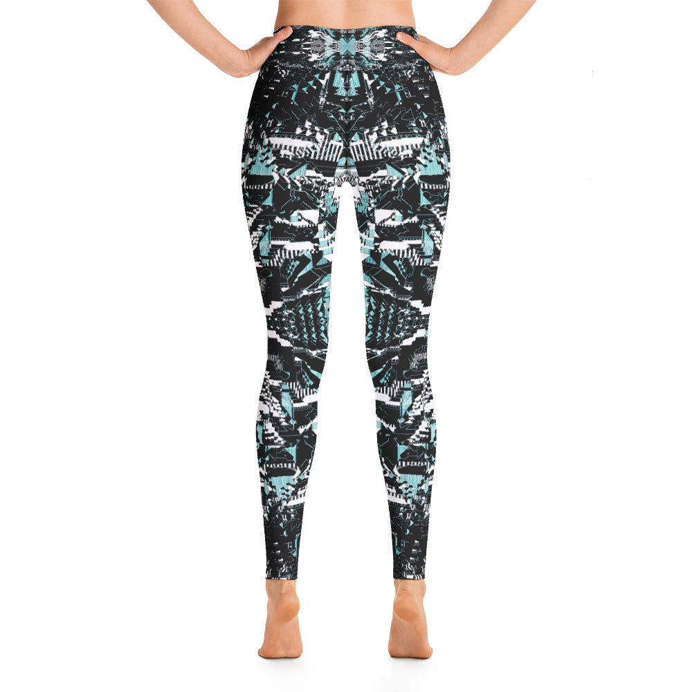 Psychedelic Visionary Art Futuristic Rave Leggings