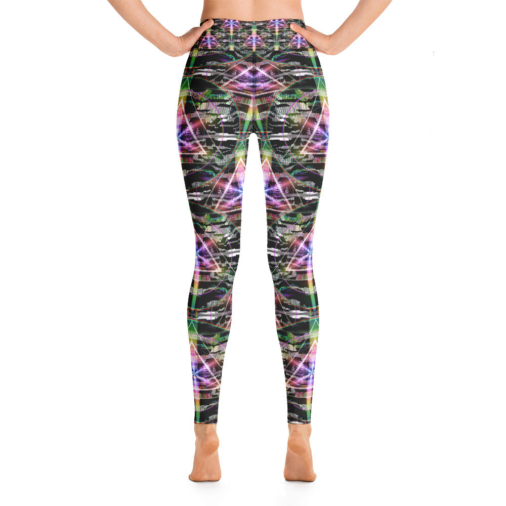 Psychedelic Visionary Art Futuristic Rave Leggings