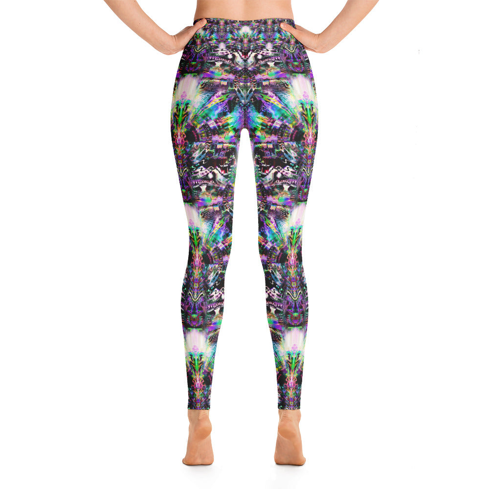 Psychedelic Visionary Art Futuristic Rave Leggings