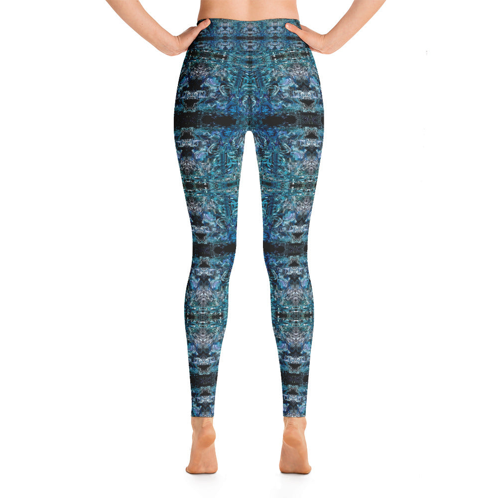 Psychedelic Visionary Art Futuristic Rave Leggings