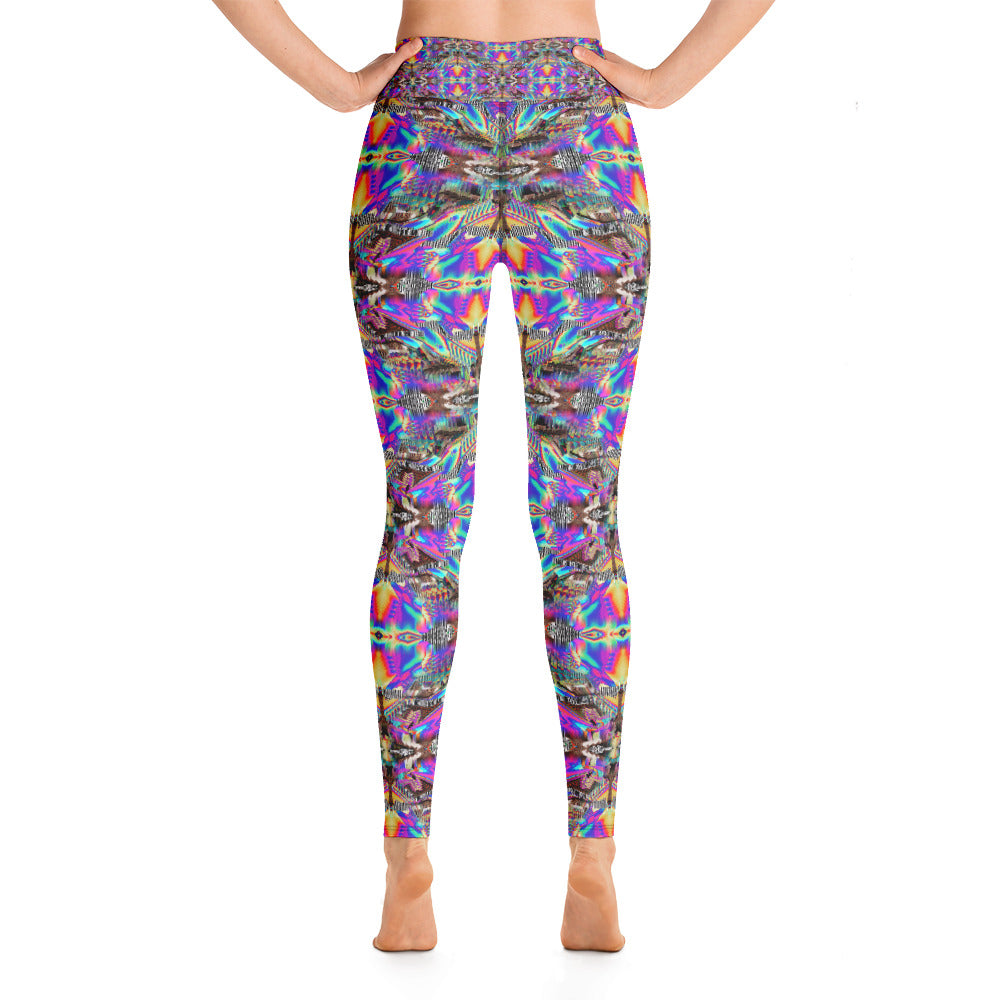 Psychedelic Visionary Art Futuristic Rave Leggings