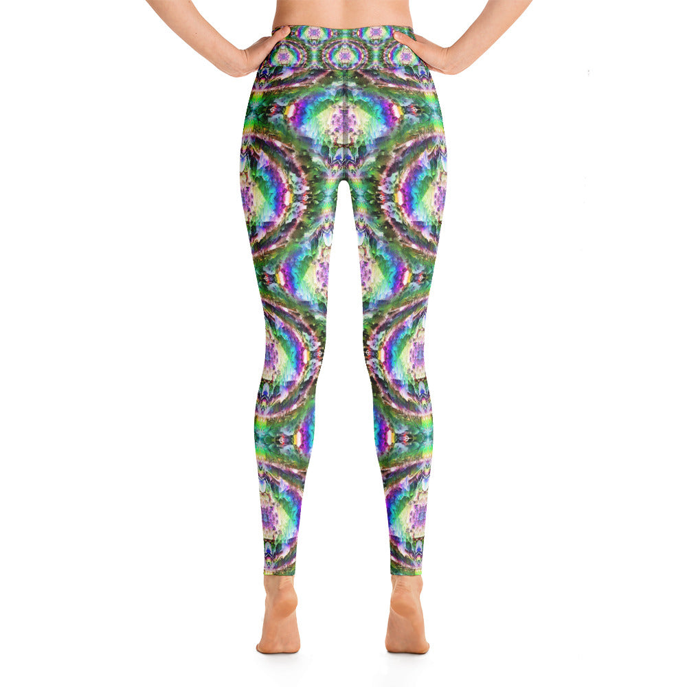 Psychedelic Visionary Art Futuristic Rave Leggings