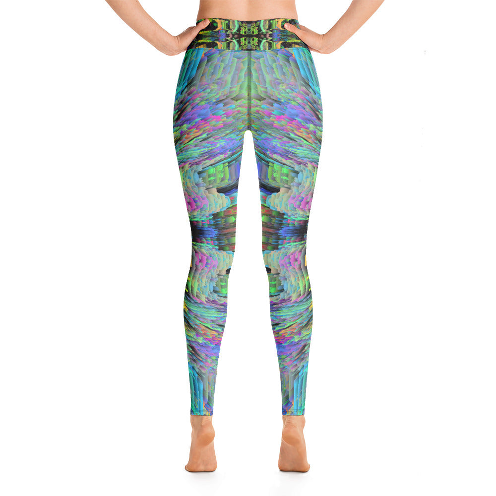 Psychedelic Visionary Art Futuristic Rave Leggings