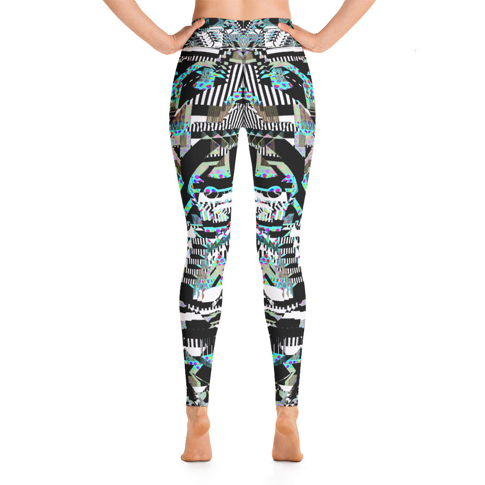 Psychedelic Visionary Art Futuristic Rave Leggings