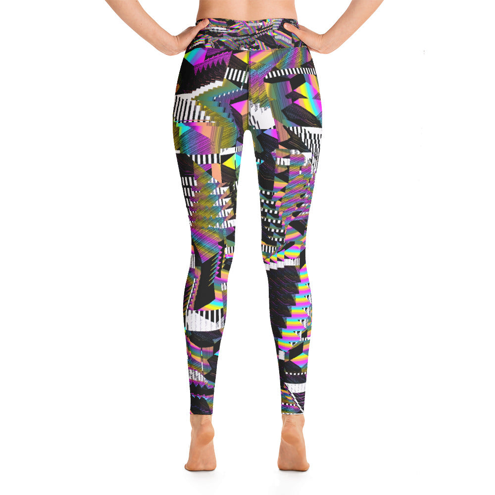 Psychedelic Visionary Art Futuristic Rave Leggings