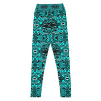 Thumbnail for Psychedelic Visionary Art Futuristic Psytrance Rave Leggings