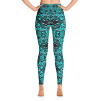 Thumbnail for Psychedelic Visionary Art Futuristic Psytrance Rave Leggings