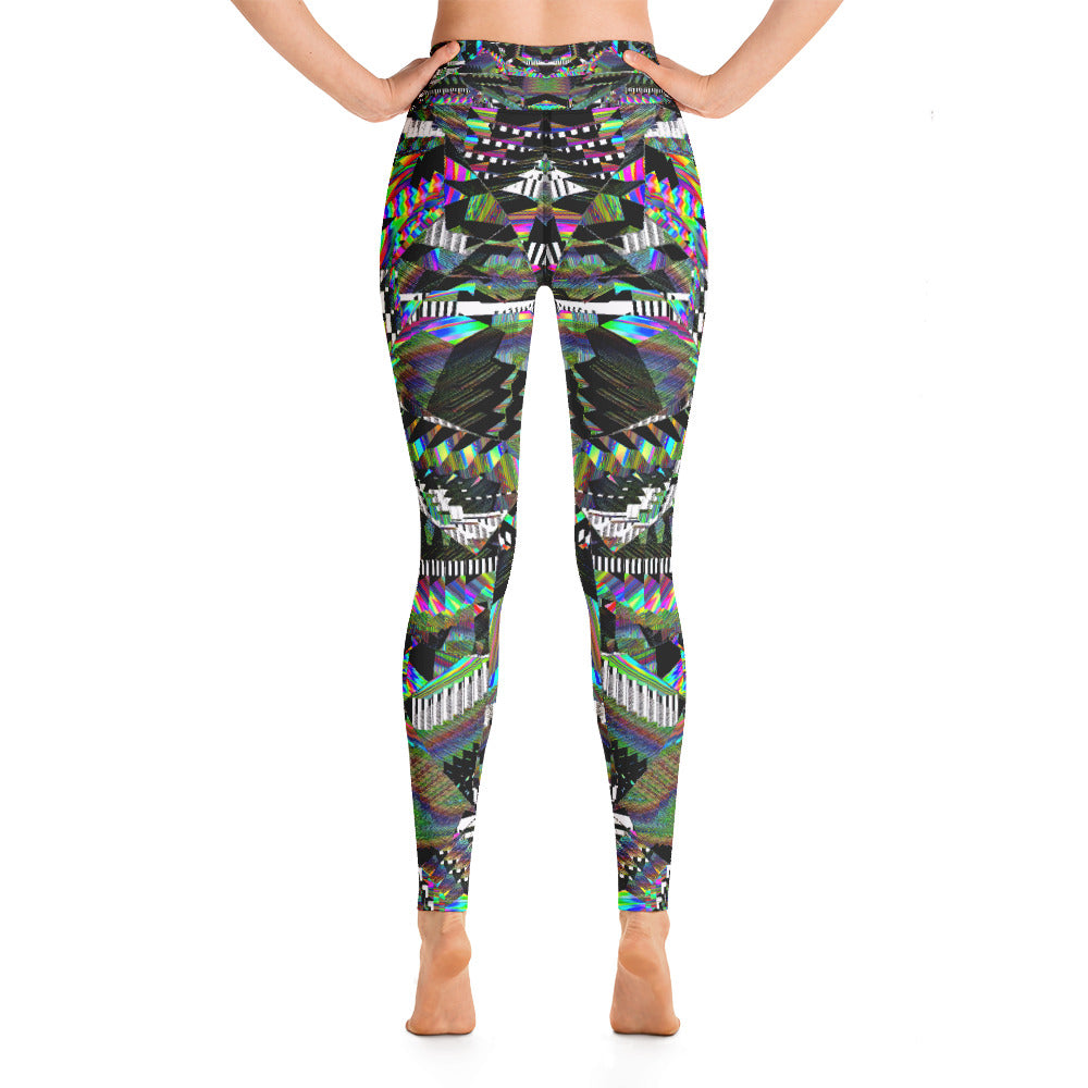 Psychedelic Visionary Art Futuristic Rave Leggings