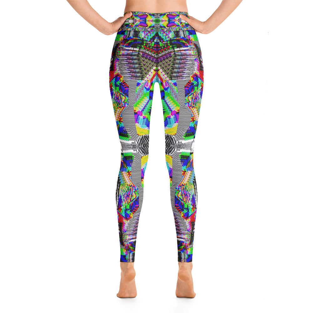 Psychedelic Visionary Art Futuristic Rave Leggings