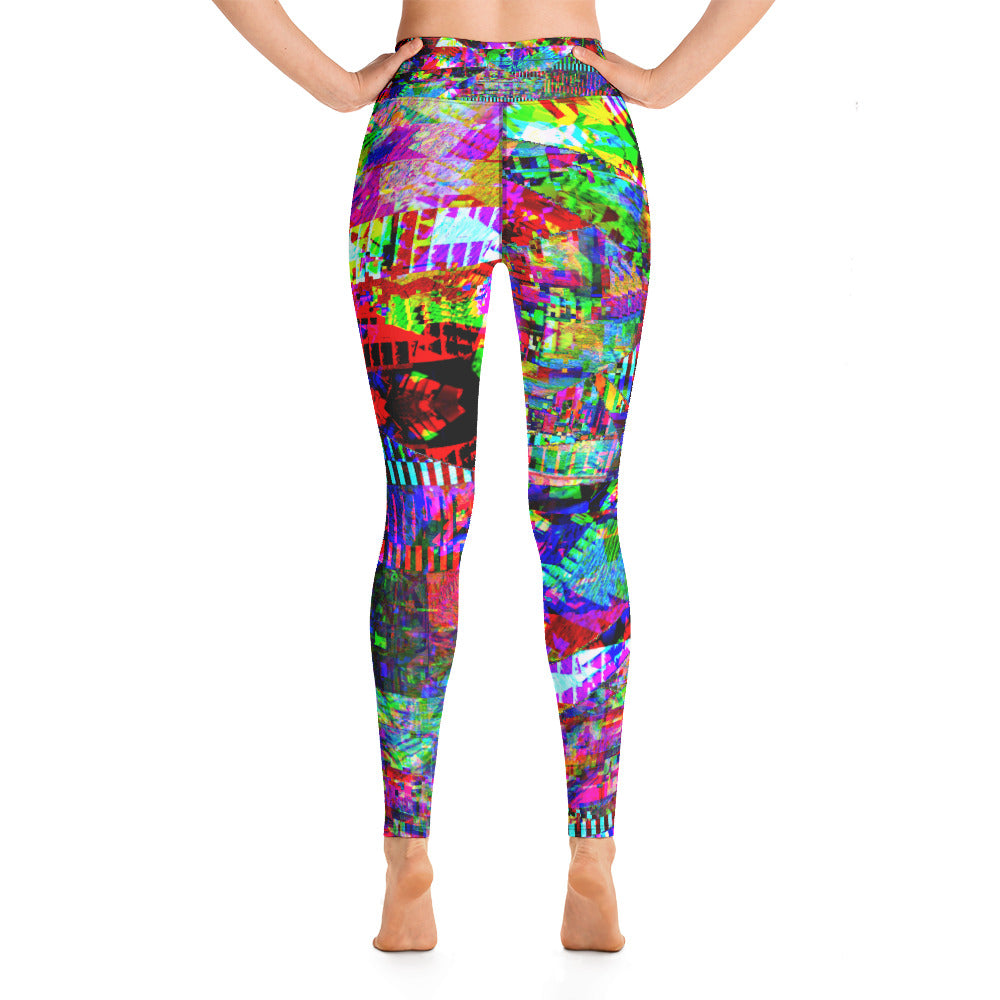 Psychedelic Visionary Art Futuristic Rave Leggings