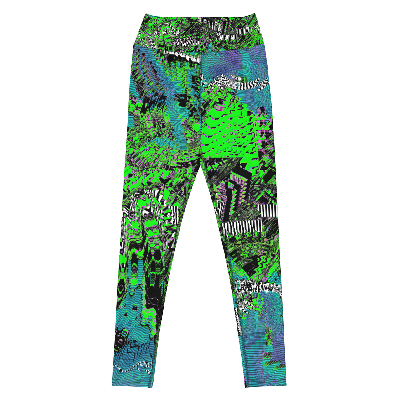 Psychedelic Visionary Art Futuristic Rave Leggings